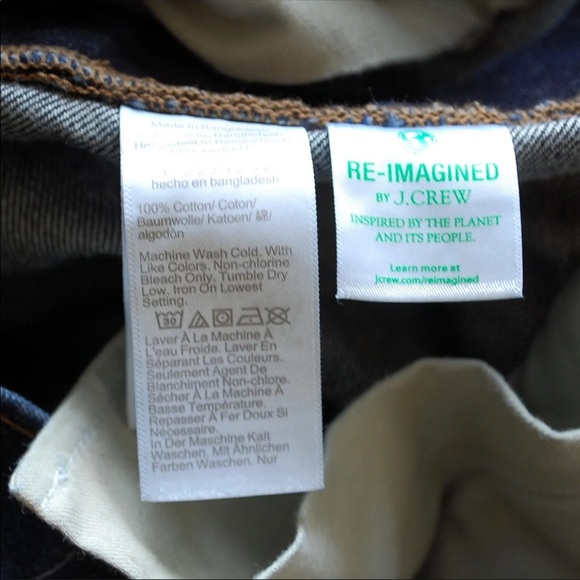 J.Crew Factory Slim Fit Dark Wash Jeans - Picture 6 of 7